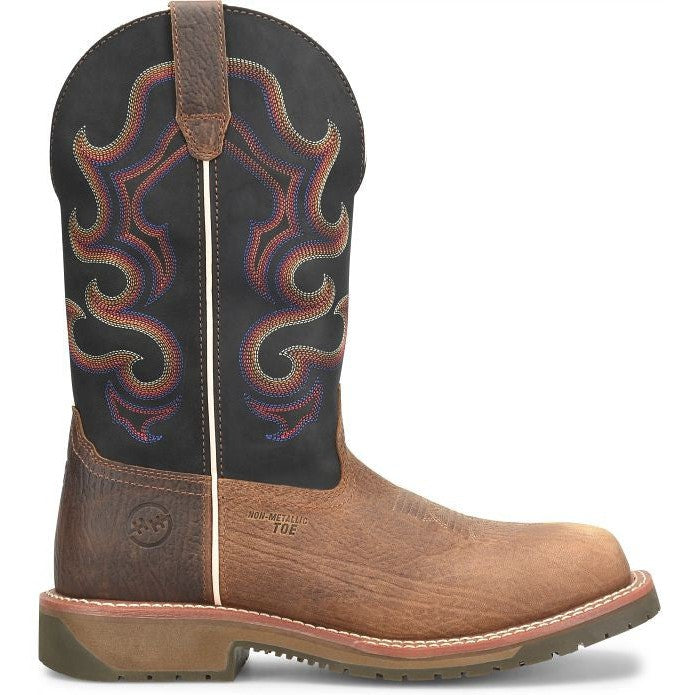 Double H Men's Belgrade 12" Composite Toe Western Work Boot -Brown- DH6140 7.5 / Medium / Brown - Overlook Boots