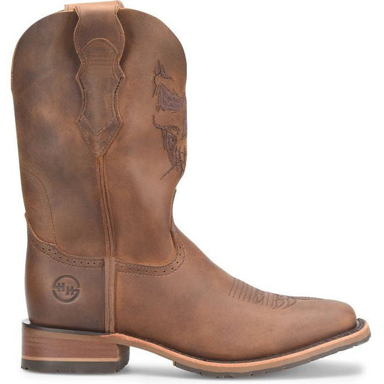 Double H Men's Stockman 11" Wide Western Work Boot -Brown- DH7034 7.5 / Medium / Brown - Overlook Boots
