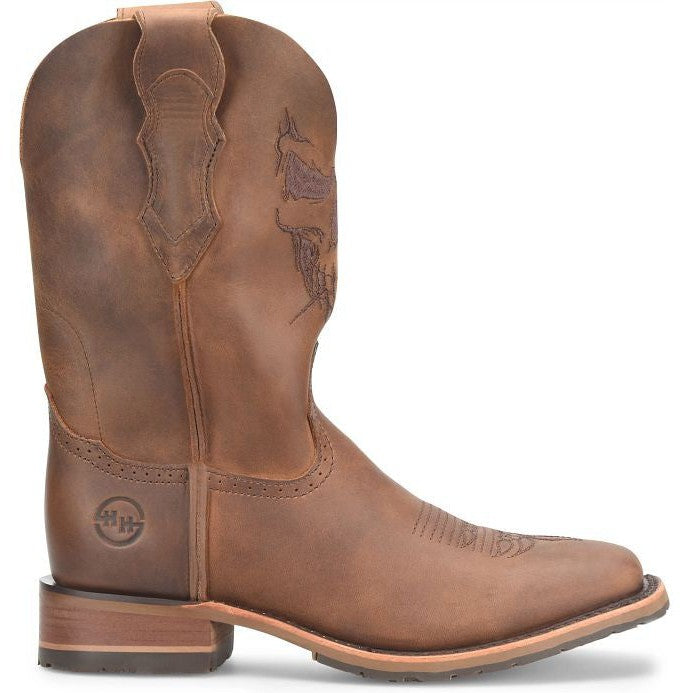 Double H Men's Stockman 11" Wide Western Work Boot -Brown- DH7034 7.5 / Medium / Brown - Overlook Boots