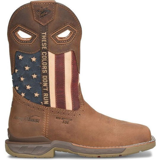 Phantom Rider Women's Fortress 10" Composite Toe Western Roper Work Boot Brown - PH5014 - Overlook Boots