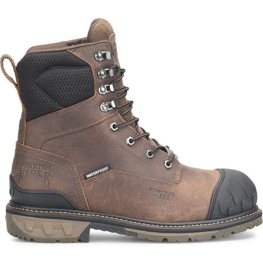 Phantom Rider Men's PISTON 8" Composite Toe Waterproof PR Work Boot - Brown - PH5032 7.5 / Medium / Brown - Overlook Boots