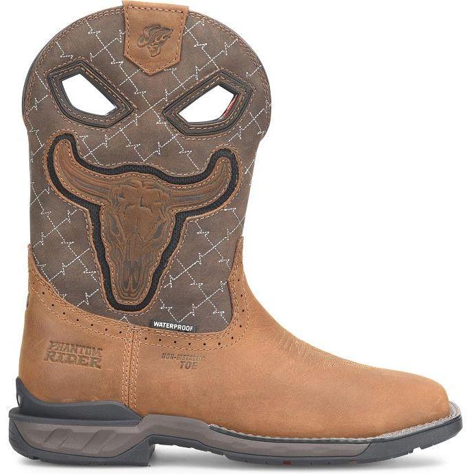 Phantom Rider Men's Biggs 11" Comp Toe WP Roper Work Boot- Brown- PH5033 - Overlook Boots