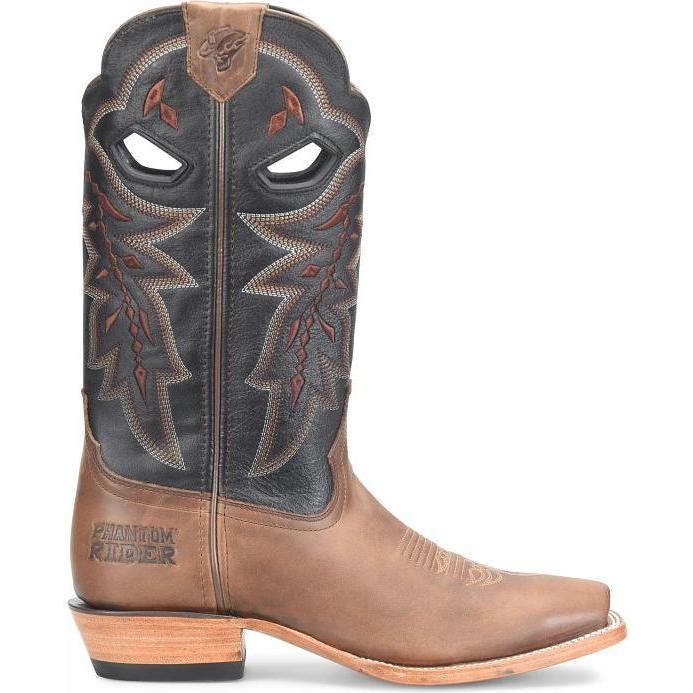 Phantom Rider Men's Deeprose 13" Square Toe Western Boot- Brown- PH5045 - Overlook Boots
