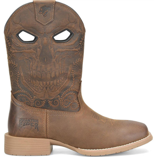 Phantom Rider Men's Requiem 11" Square Toe Western Work Boot- Tan- PH5060 - Overlook Boots