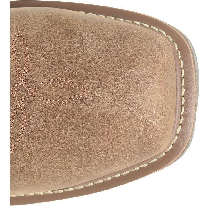 Double H Men's Navarro 11" CT Western Roper Work Boot- Brown- DH4163 - Overlook Boots