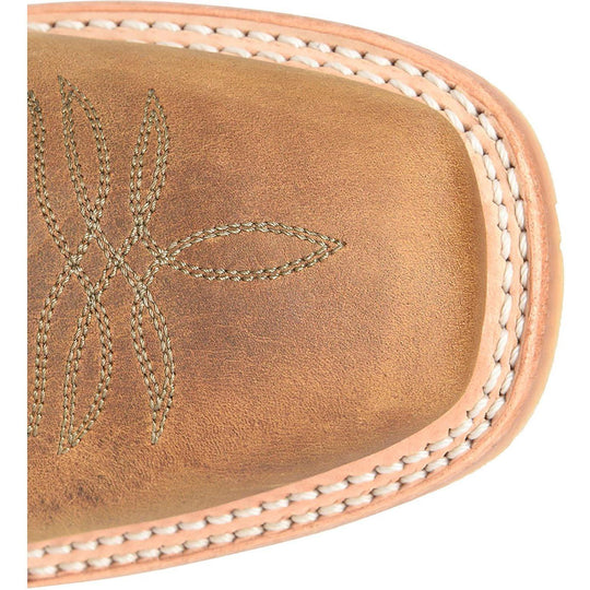 Double H Women's Fields 9" Soft Toe Roper Western Work Boot- Tan- DH5319 - Overlook Boots