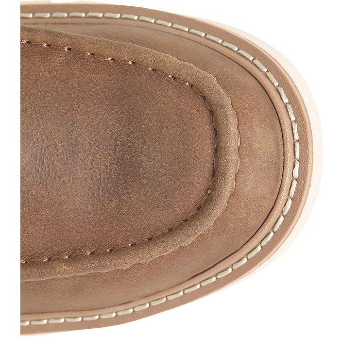 Phantom Rider Men's Amos 6" Moc Toe Chelsea Work Boot - Brown- PH5038 - Overlook Boots