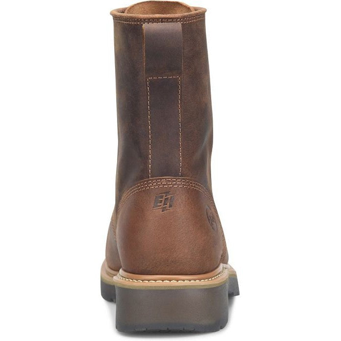 Double H Men's Judge Dice 8" Alloy Toe Lacer Work Boot -Brown- DH4155  - Overlook Boots