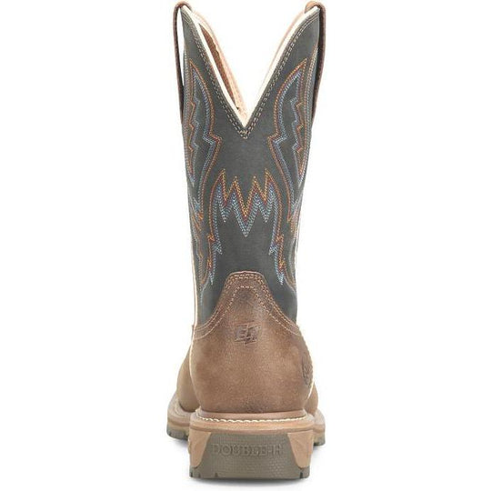 Double H Men's Navarro 11" CT Western Roper Work Boot- Brown- DH4163 - Overlook Boots