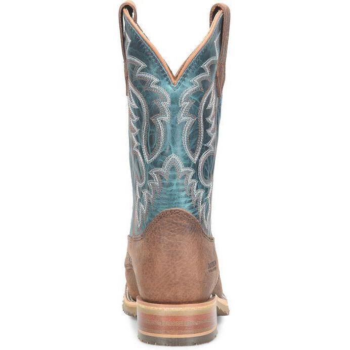 Double H Men's Hudson 11" Square Toe Western Work Boot- Brown- DH4672 - Overlook Boots