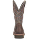 Double H Men's Ironhide 12" Square Toe Waterproof Western Boot -Brown- DH6142 - Overlook Boots