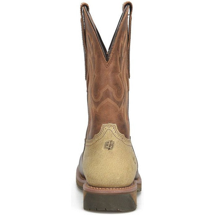 Double H Men's Outlook 11" Comp Toe WP Western Work Boot -Brown- DH6143  - Overlook Boots