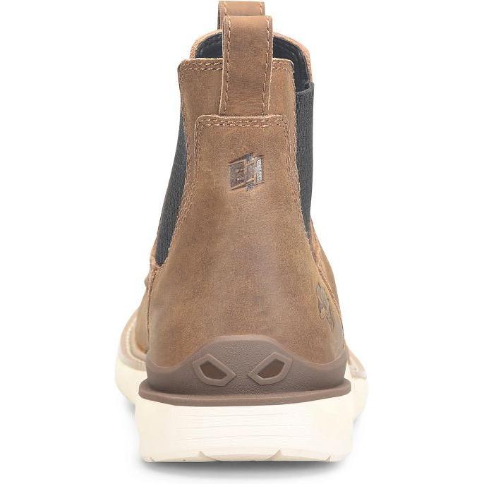 Phantom Rider Men's Amos 6" Moc Toe Chelsea Work Boot - Brown- PH5038 - Overlook Boots