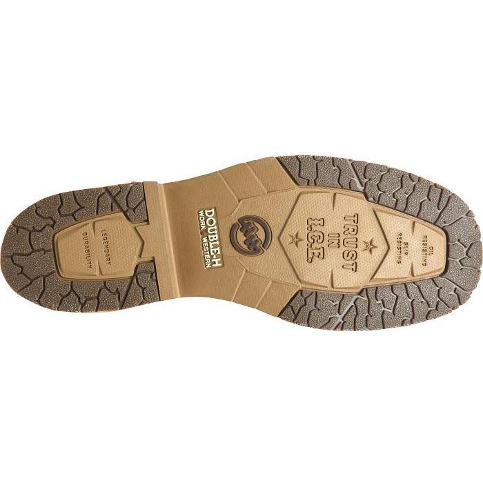 Double H Men's Clark 11" Steel Toe Western Work Boot- Brown- DH4675 - Overlook Boots