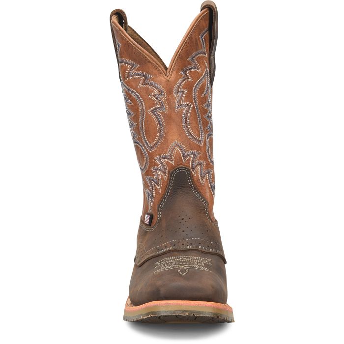 Double H Men's Fernandez 11" Soft Toe Western Work Boot - Brown - DH4669 - Overlook Boots
