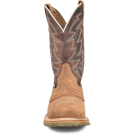 Double H Men's Maxwell 11" Steel Toe Western Work Boot- Brown- DH4683 - Overlook Boots