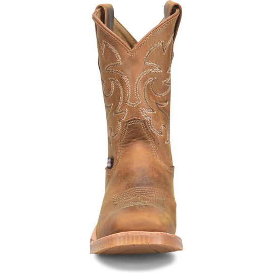 Double H Women's Fields 9" Soft Toe Roper Western Work Boot- Tan- DH5319 - Overlook Boots