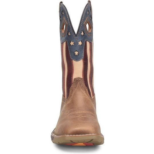 Phatom Rider Fortitude 11" Square Toe Western Work Boot -Brown- PH5005 - Overlook Boots