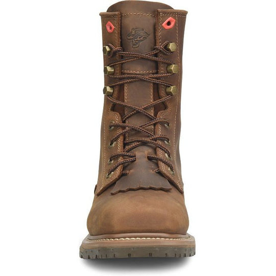Phantom Rider Men's Dailor 8" Square Toe Western Work Boot -Brown- PH5016 - Overlook Boots