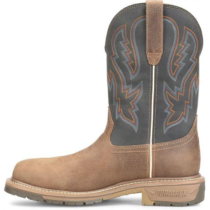 Double H Men's Navarro 11" CT Western Roper Work Boot- Brown- DH4163 - Overlook Boots