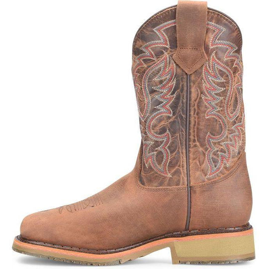 Double H Men's Clark 11" Steel Toe Western Work Boot- Brown - DH4675 - Overlook Boots