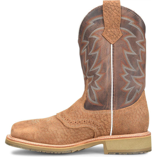 Double H Men's Maxwell 11" Steel Toe Western Work Boot- Brown- DH4683 - Overlook Boots
