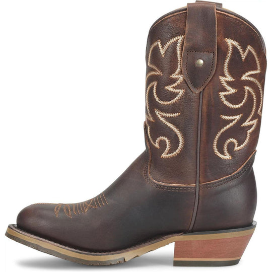 Double H Women's Jane 9" Roper Western Work Boot- Brown- DH5318 - Overlook Boots