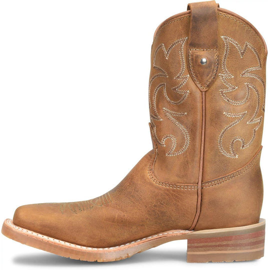 Double H Women's Fields 9" Soft Toe Roper Western Work Boot- Tan- DH5319 - Overlook Boots