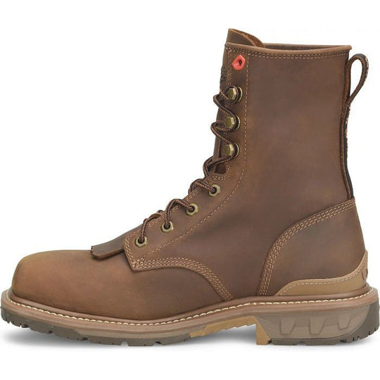 Phantom Rider Men's Dailor 8" Square Toe Western Work Boot -Brown- PH5016 - Overlook Boots