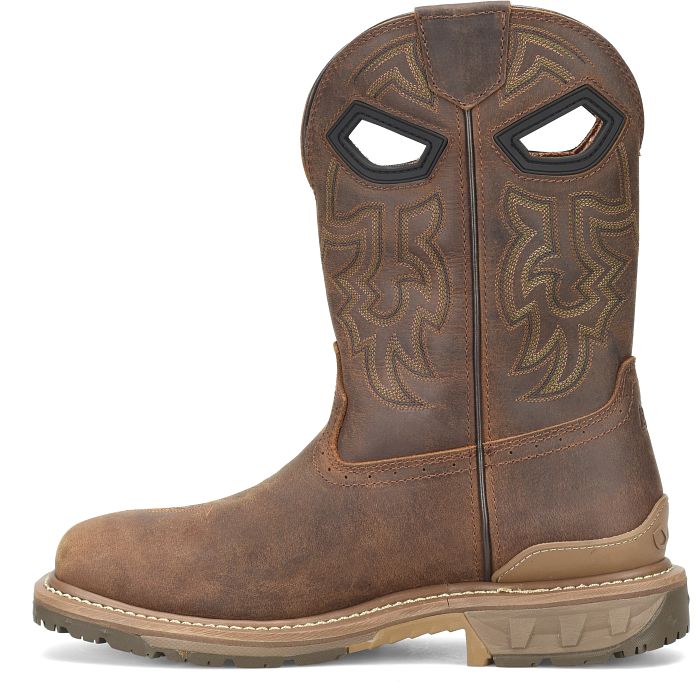 Phantom Rider Men's Stanton 11" Soft Toe Waterproof Western Work Boot - Brown - PH5021 - Overlook Boots