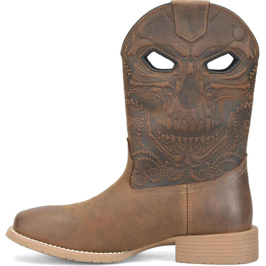 Phantom Rider Men's Requiem 11" Square Toe Western Work Boot- Tan- PH5060 - Overlook Boots