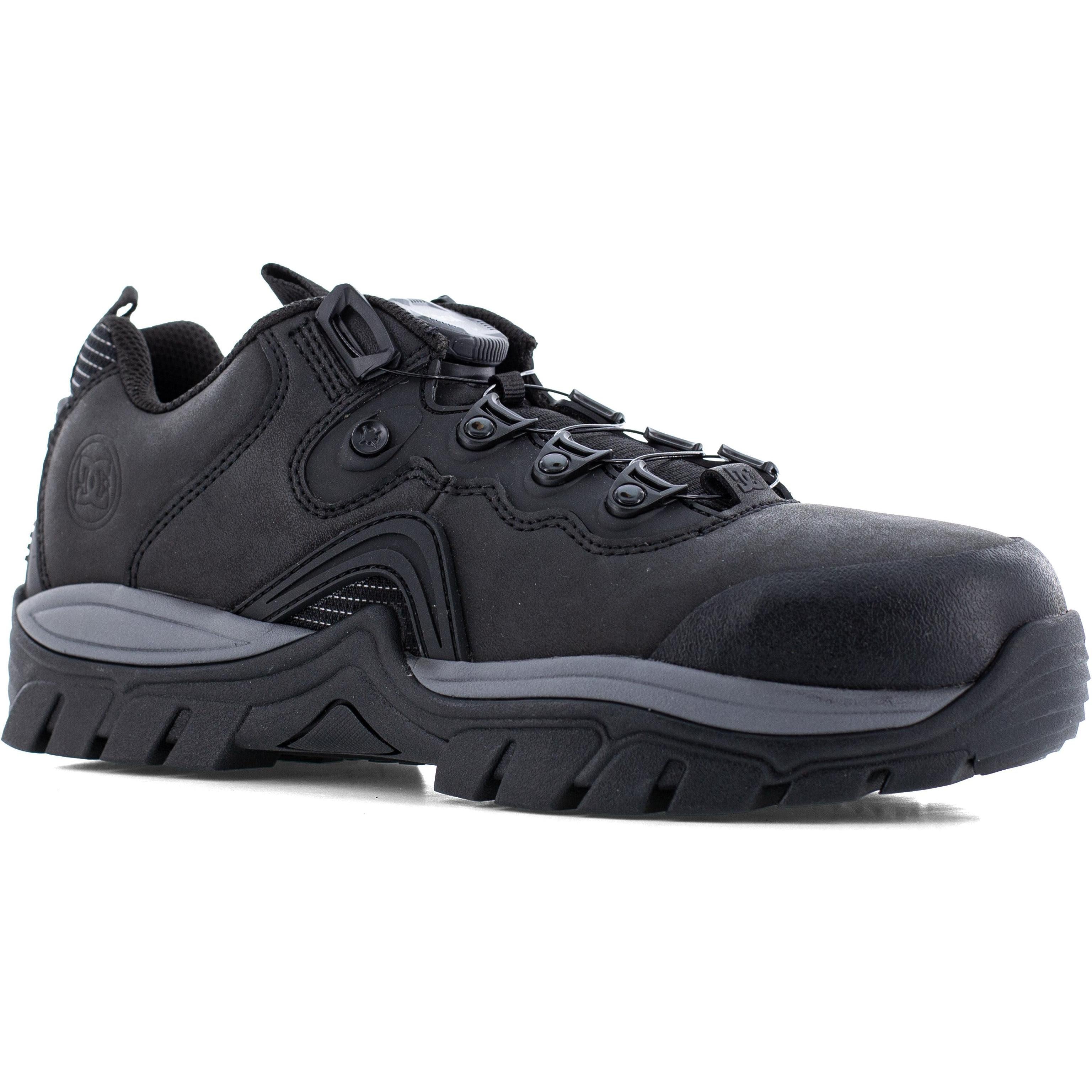 DC Men's Navigator Work CT BOA® Fit System Work Shoe- Black- DC60701 7 / Medium / Black - Overlook Boots