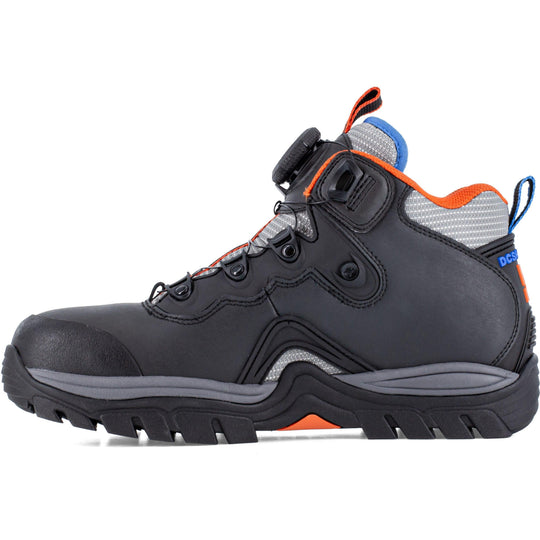DC Men's Navigator Work CT BOA® Fit System Work Shoe- Black/Orange - DC60702 - Overlook Boots