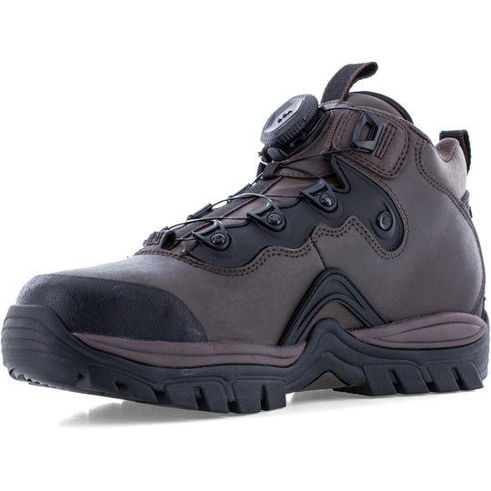 DC Men's Navigator CT BOA® Fit System MetGuard Work Shoe- Brown- DC60703 - Overlook Boots
