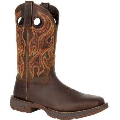 Durango Men's Rebel 12" Soft Toe Western Classic Boot- Chestnut- DDB0317  - Overlook Boots