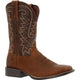 Durango Men's Westward 11" Soft Toe Pull-On Western Classic Boot- Brown- DDB0379  - Overlook Boots