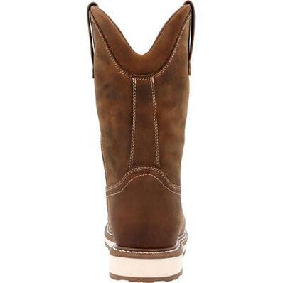 Durango Men's Maverick Wxp 11" Soft Toe Western Wedge Work Boot - Tan - DDB0450 - Overlook Boots