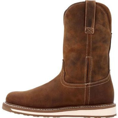 Durango Men's Maverick Wxp 11" Soft Toe Western Wedge Work Boot - Tan - DDB0450 - Overlook Boots