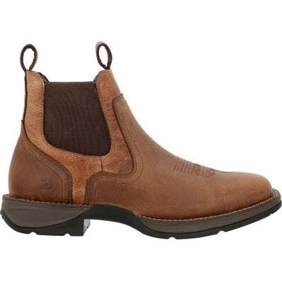 Durango Men's Rebel Red Dirt 6" Square Toe Western Work Boot -Brown And Tan- DDB0460 6 / Medium / Brown - Overlook Boots