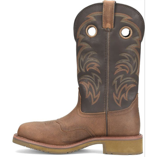 Double H Men's Farson 13" Composite Toe Western Work Boot -Brown- DH4154  - Overlook Boots