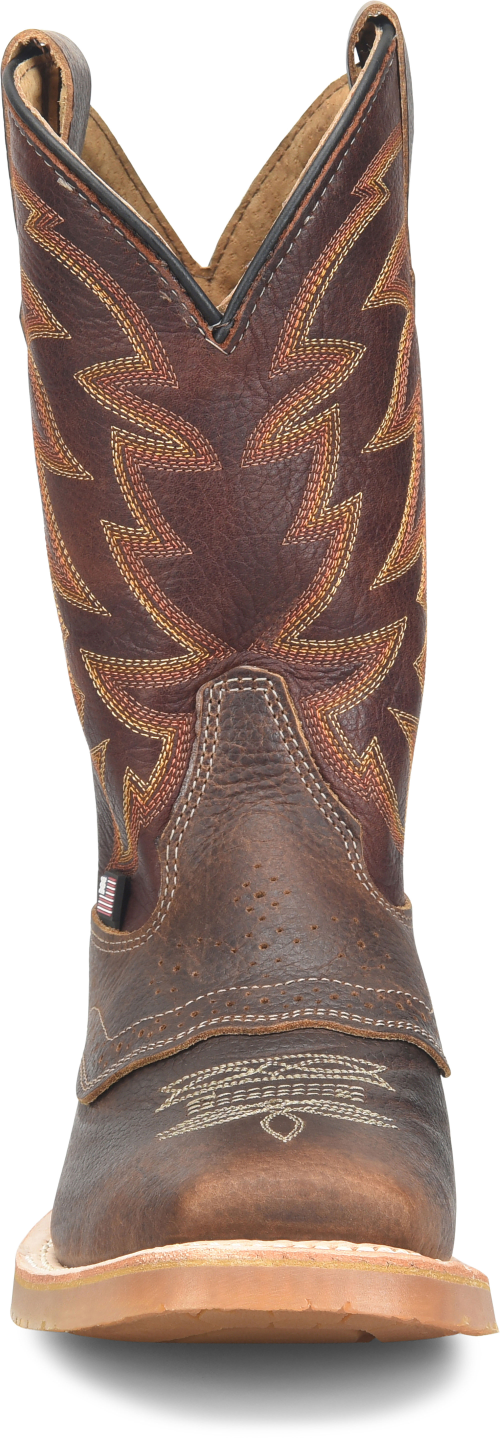 Double H Men's Bowie 11" Union Built Western Work Boot - Brown - DH4682 - Overlook Boots