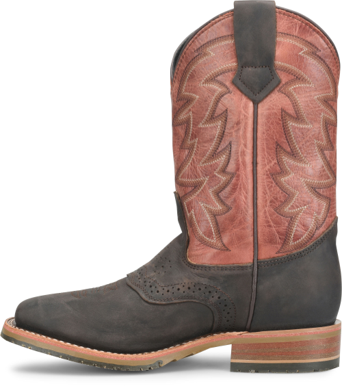 Double H Men's Young 11" Union Built ST Western Work Boot - Brown - DH4688 - Overlook Boots