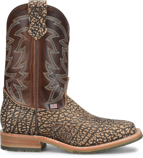 Double H Men's Becknell 11" Union Built Western Work Boot - Brown - DH4689 7.5 / Medium / Brown - Overlook Boots