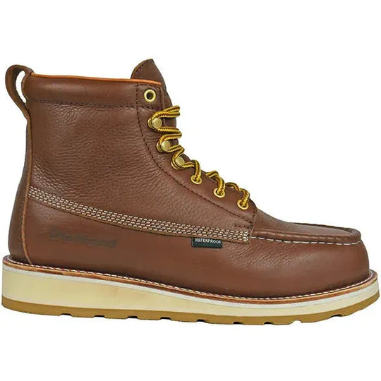DieHard Men's Toro 6" Comp Toe Waterproof Slip Resist Work Boot- Brown- DH60445 - Overlook Boots