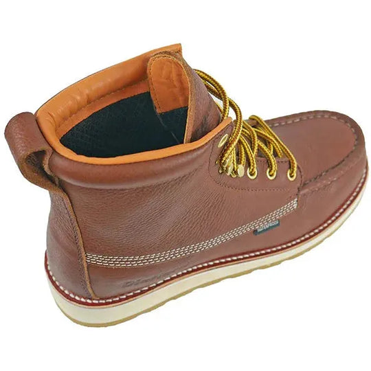 DieHard Men's Toro 6" Comp Toe Waterproof Slip Resist Work Boot- Brown- DH60445 - Overlook Boots