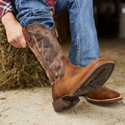 Durango Women's Lady Rebel Pro 12" Soft Toe Western Classic Boot- Cognac- DRD0376  - Overlook Boots