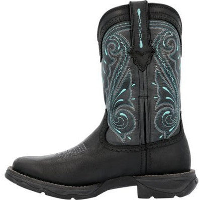 Durango Women's Lady Rebel 10" ST Western Work Boot - Sky - DRD0462  - Overlook Boots