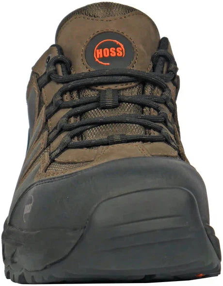 Hoss Men's Eric Lo Oblique Toe Slip Resistant Work Shoe - Brown 50238 - Overlook Boots