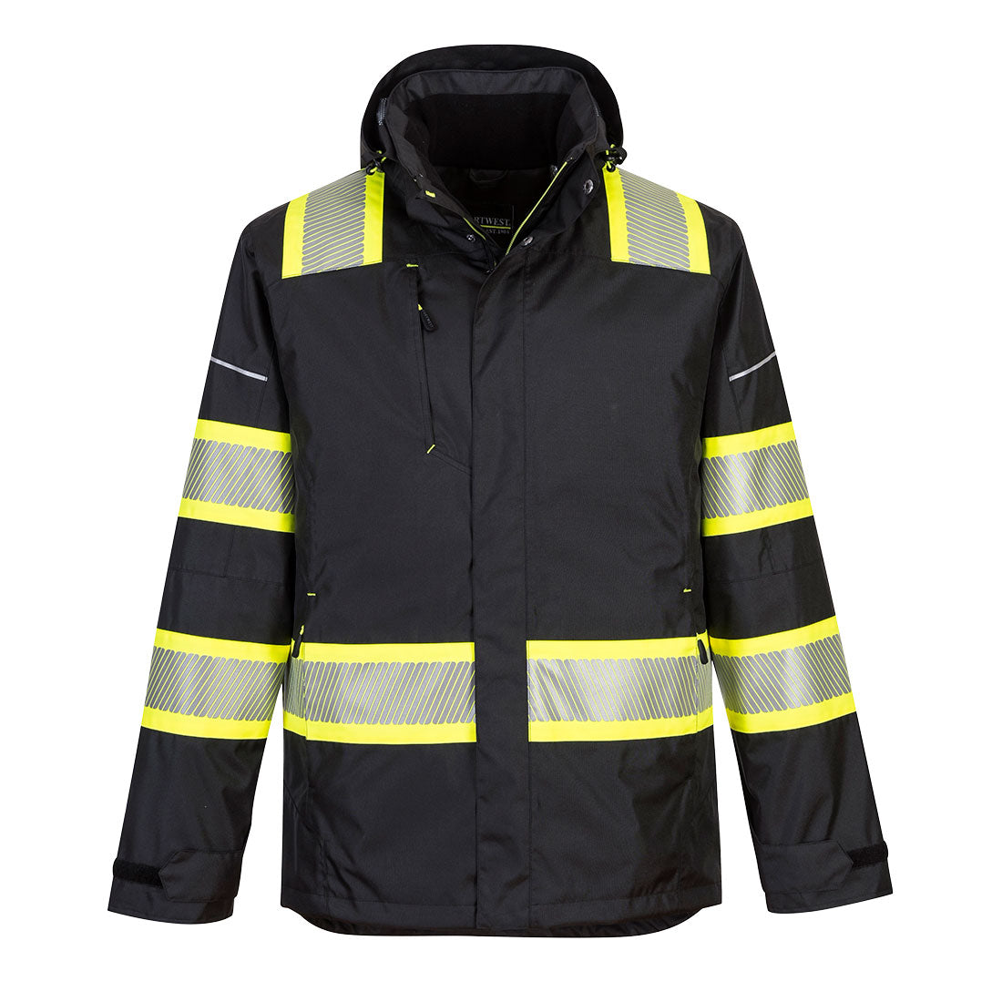 Portwest Iona Plus Enhanced Winter Jacket - Black - F144 S - Overlook Boots