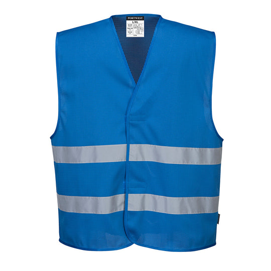 Portwest Iona Enhanced Mesh Vest - Royal Blue - 12 Pack - F374 L/XL - Overlook Boots